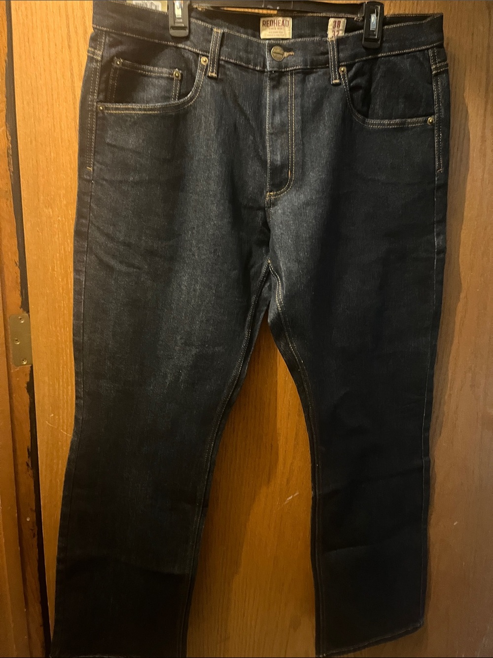 RedHead Men's Dark Blue Straight Jeans